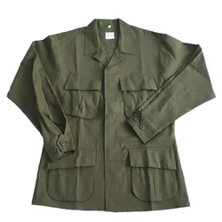 Chaqueta táctica TCU Vietnam verde ripstop retro