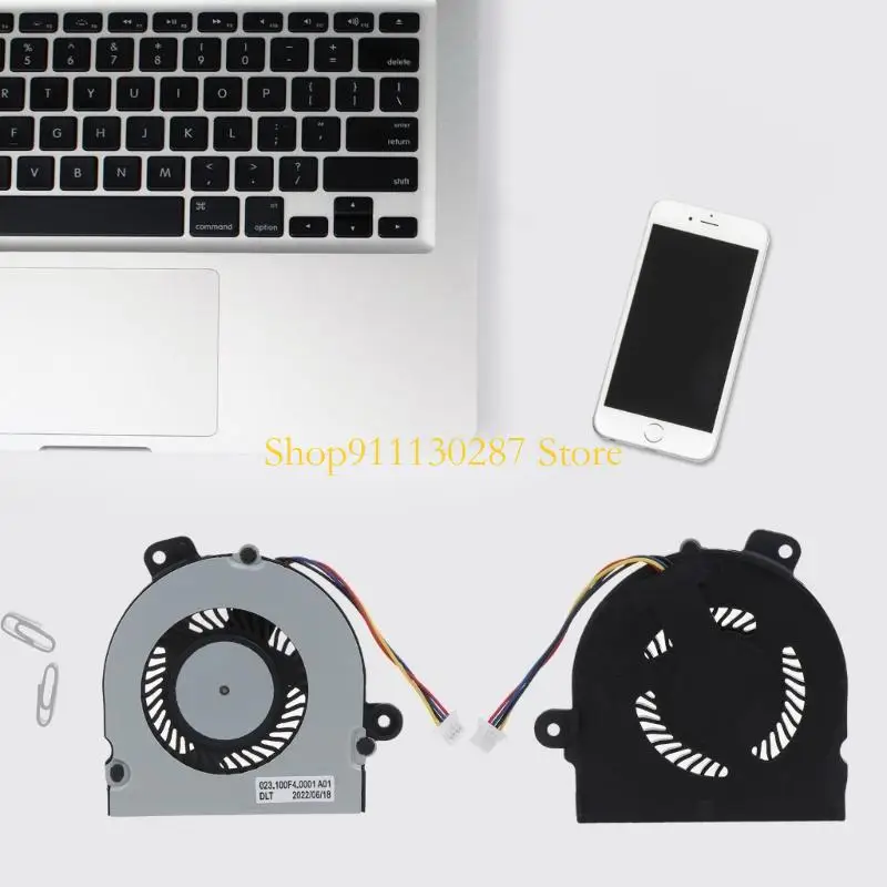 J1HC 1 Juego ventilador refrigeración CPU 12V para radiadores ordenador portátil para rog GL703 GL703GS GL703GM - imagen 2