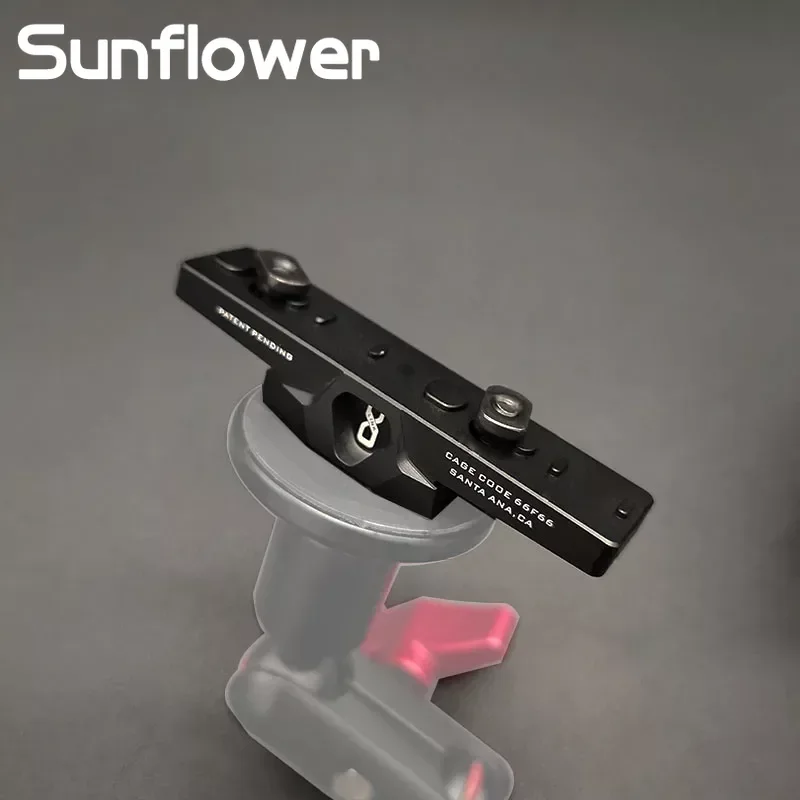 Soporte Mlok PTZ para caza y palo de yugo en V, soporte superior para tiro, accesorio de rosca 1/4 para trípode de caza, bipied, monopié - imagen 4