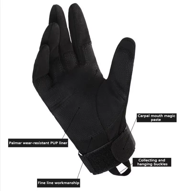 Guantes tácticos antideslizantes protección completa muñeca y dedos - imagen 5