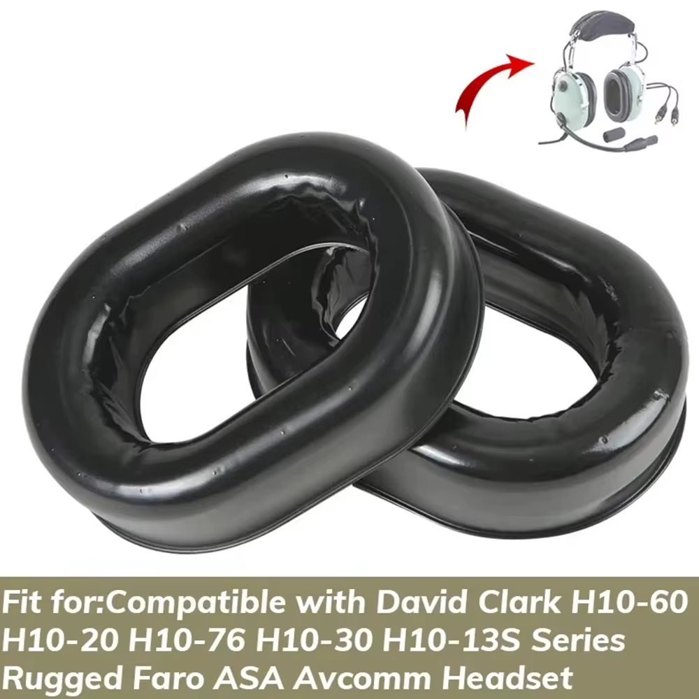 David Clark H10 – Almohadillas gel repuesto auriculares aviation - imagen 5