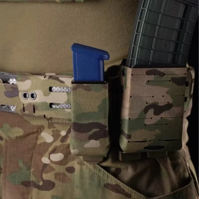 ERQYGRA revista táctica WRC bolsa ligera para pistola Mag bolsa de cintura de caza CS juego de guerra tiro deportes Molle accesorios del sistema - imagen 5