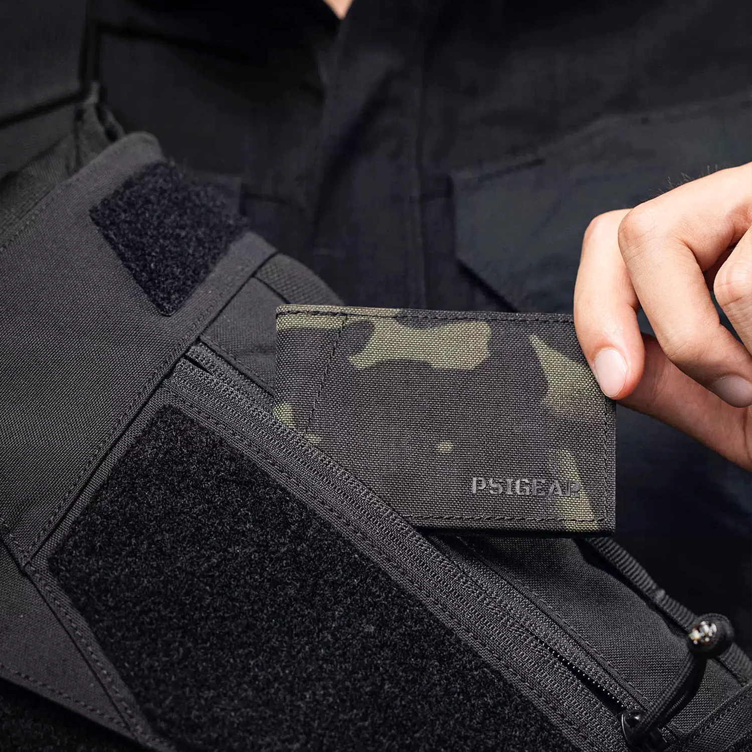 Bolsa antirrobo compacta y portátil para deportes al aire libre, bolsa plegable para tarjetas, bolsa de identificación, bolsa de almacenamiento - imagen 2