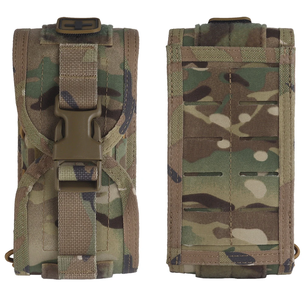 Nuevo Kit de primeros auxilios deportivo MOLLE, bolsa médica de 2 usos, bolsa médica compacta V2 con cuerda de acceso rápido para actividades al aire libre - imagen 4