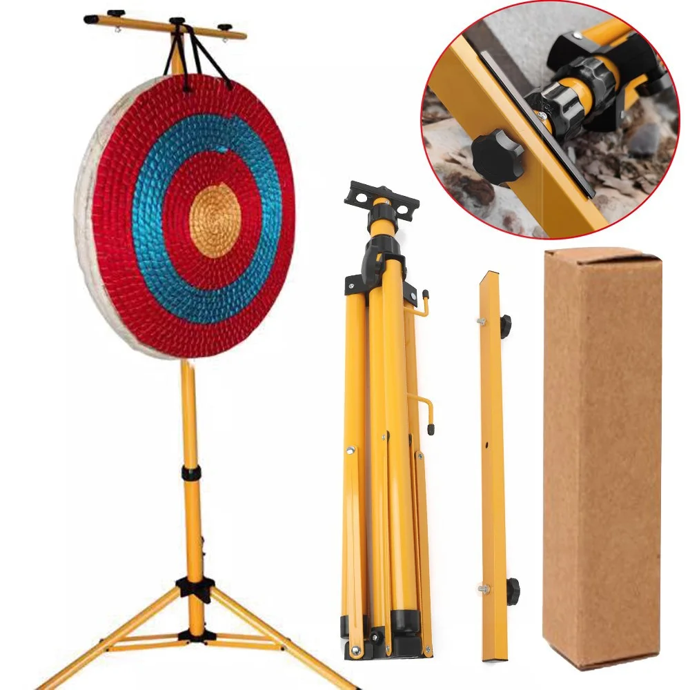 Soporte para diana de tiro con arco – Plegable ajustable de hierro - imagen 2