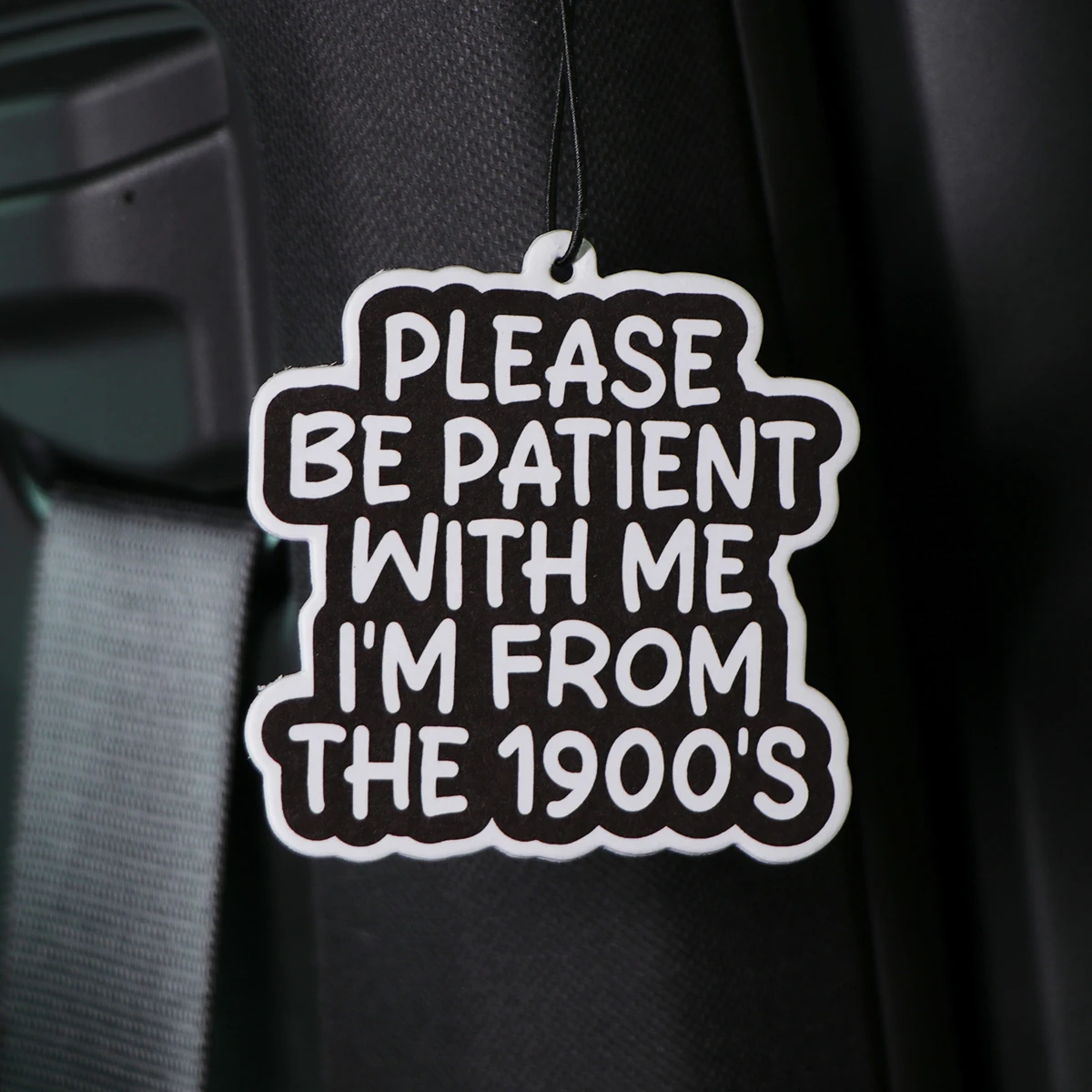 Ambientadores Vintage de los años 1900 con dicho divertido, tabletas de aromaterapia para coche, decoraciones colgantes para espejo retrovisor, colgantes para Interior de coche - imagen 5