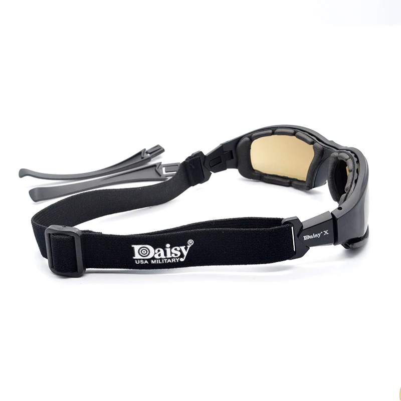 Daisy X7 gafas tácticas polarizadas Airsoft tiro gafas militares al aire libre senderismo caza gafas de sol protectoras para hombres 4 lentes - imagen 5