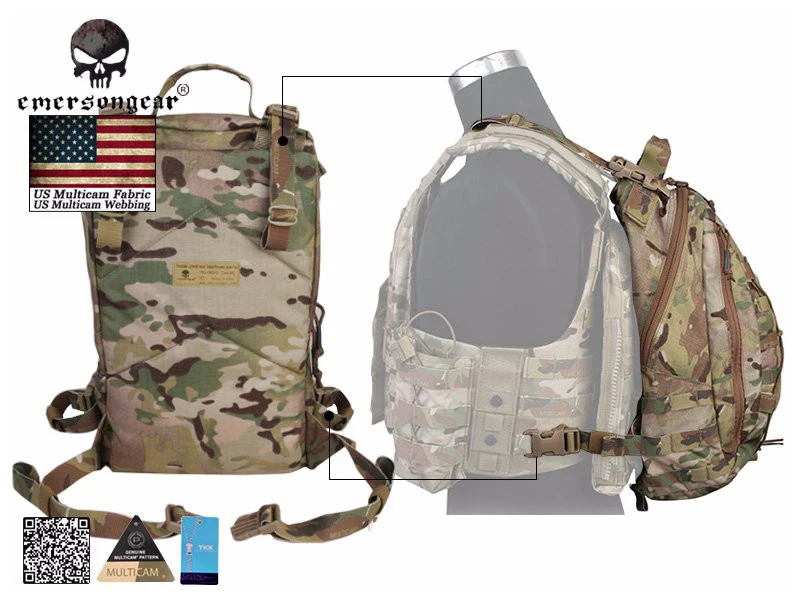 Mochila de asalto EmersonGear, paquete de operador extraíble, bolsa Molle, EM5818 - imagen 4