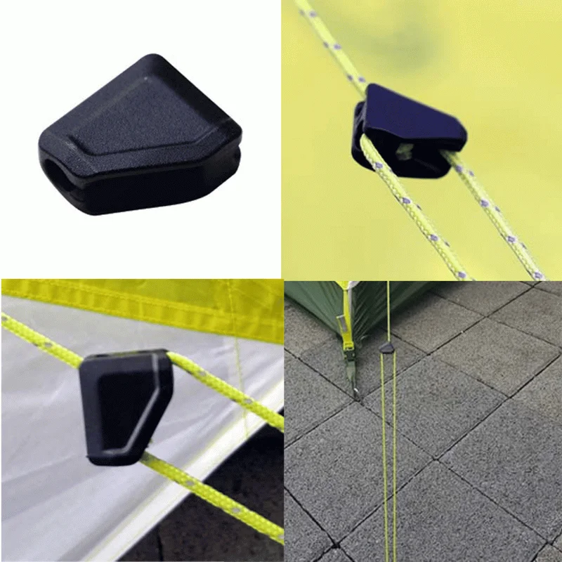 Hebilla de línea ajustable para tienda de campaña y bloqueo de cordón, accesorios de acampada DIY para equipo al aire libre - imagen 2