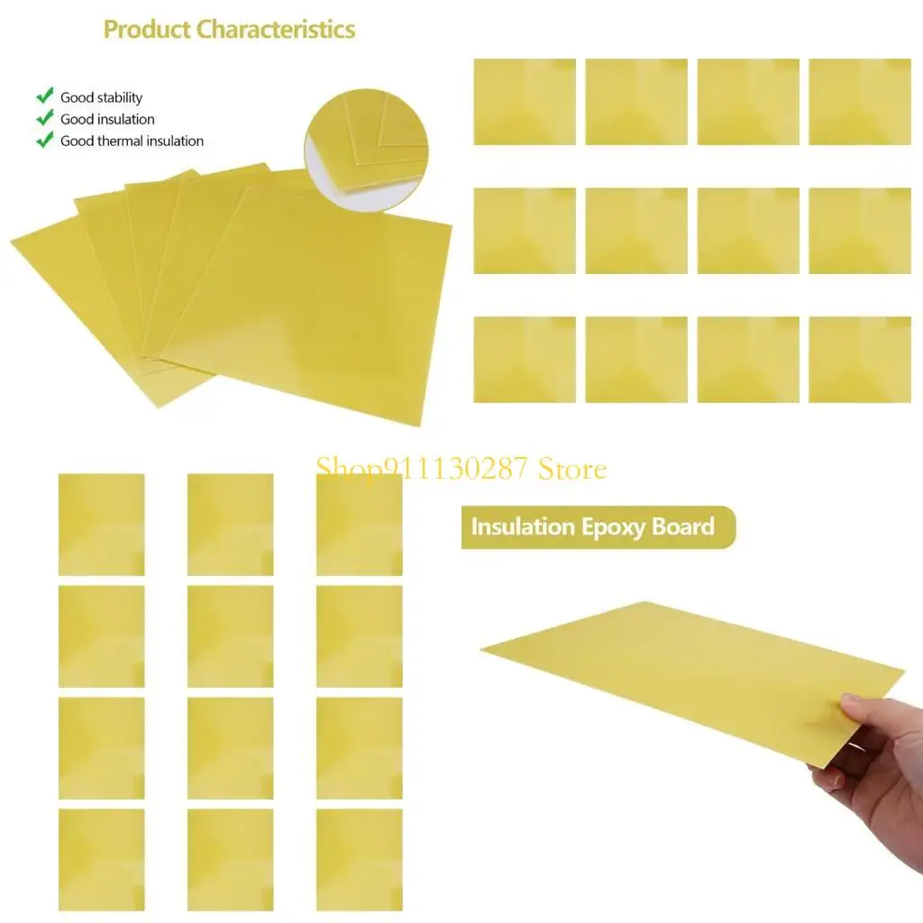 J1HC 12pcs/paquete Hoja aislamiento resina epoxi 155 ° C CLAJE AISLACIÓN CELILLAS LITIO