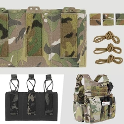 Kit de herramientas táctico MOLLE triple compartimento elástico