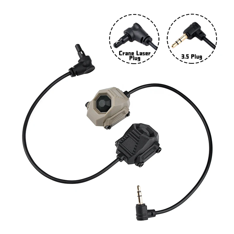 WADSN-interruptor de presión remoto táctico AXON SL, Modbutton Surefir M300 M600 2,5 3,5 SF, enchufe de grúa compatible con riel de 20mm, NGAL PEQ OGL Laser - imagen 4