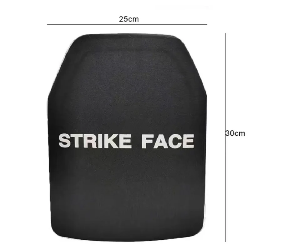 2 pzas/lote nivel 3A Panel de armadura PE placa a prueba de balas NIJ IIIA Panel balístico 10x12 pulgadas para portador de placa de armadura corporal táctica - imagen 4