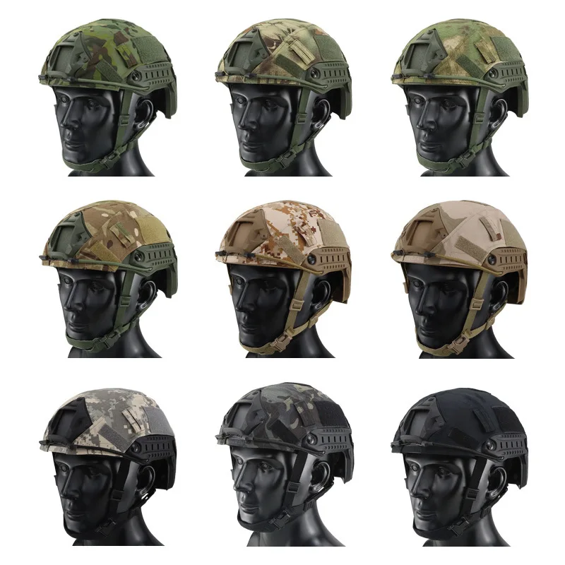 Cubierta táctica casco rápido Multicam para airsoft y paintball
