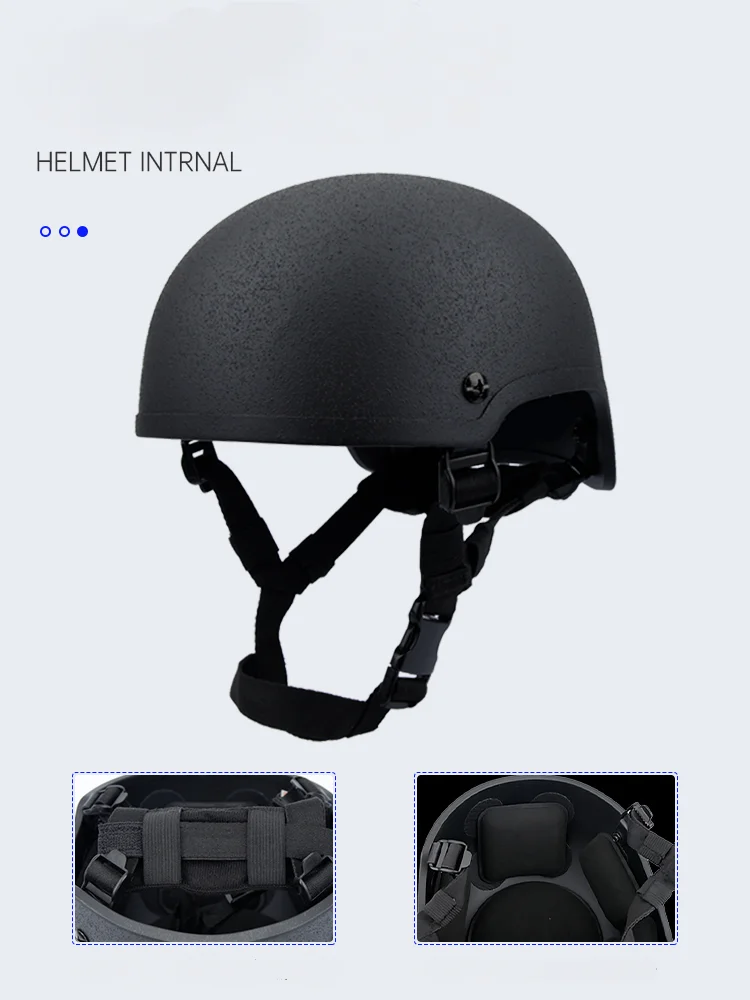 American Mich2001-Casco táctico de asalto Fa de corte alto, campo de equitación engrosado - imagen 2