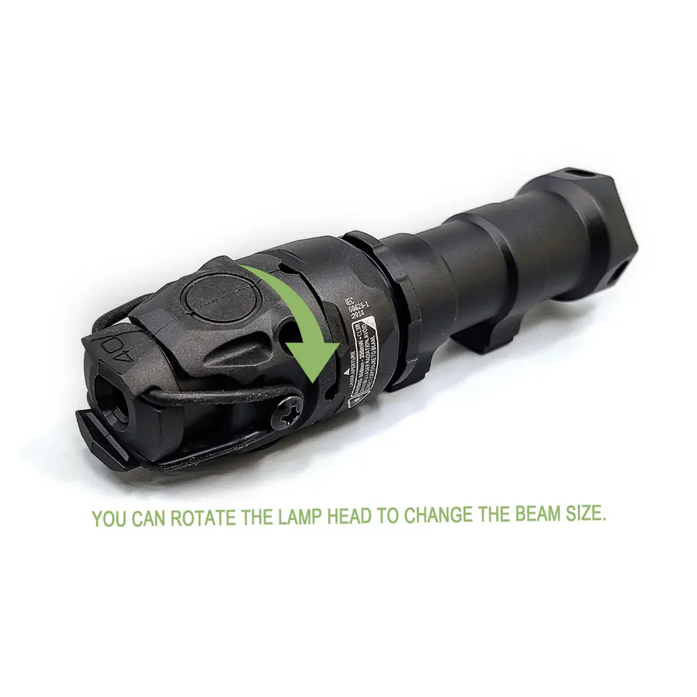 SOTAC-luz exploradora táctica de Metal KIJI K1 K1-3 IR, iluminación de 850nm con marcas originales, compatible con riel de 20mm - imagen 5