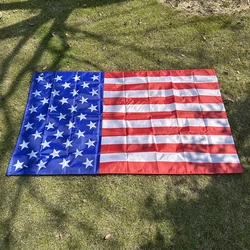 Bandera decorativa tipo chal EE. UU. poliéster para exterior e interior