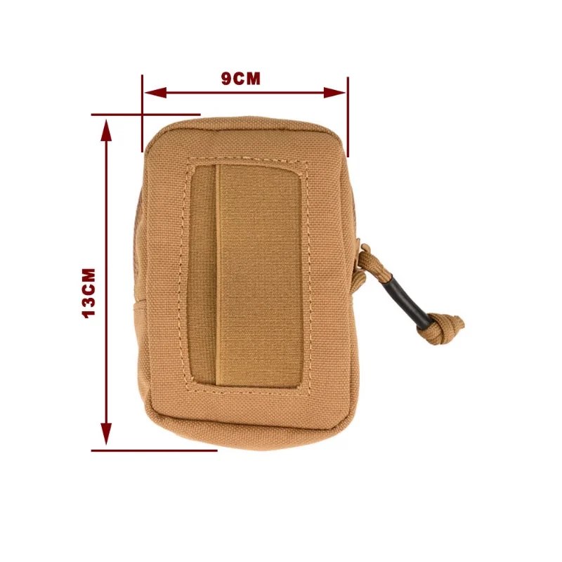 Guantes deportivos tácticos multifuncionales para exteriores, riñonera, Kit de herramientas pequeño, paquete de accesorios, Mini bolsa para tarjetas MOLLE - imagen 4