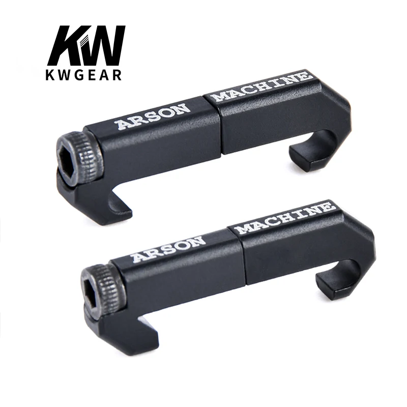 Linterna táctica Scout, interruptor de luz, guía de Cable para cubierta de riel Picatinny de 20mm, Juego de 2 piezas, sistema de gestión de cables, cola fija - imagen 5