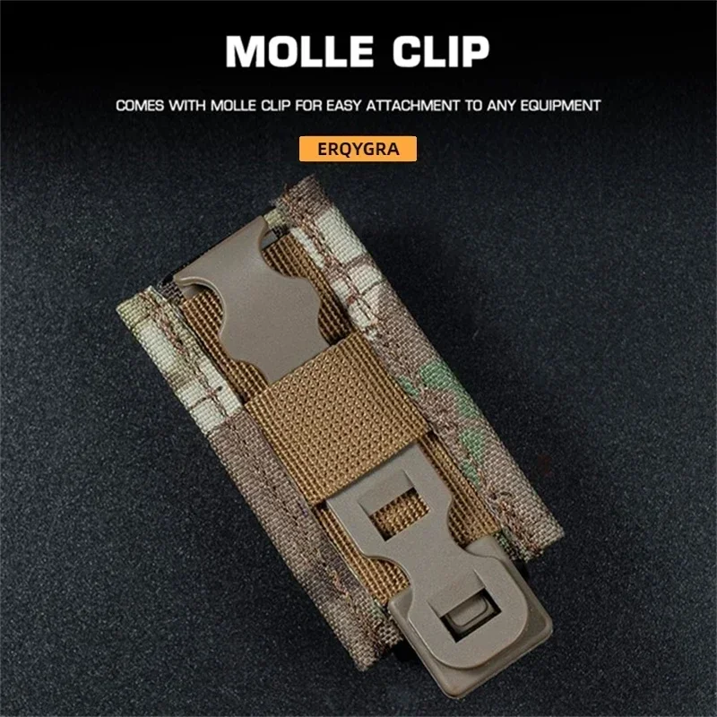 ERQYGRA-funda táctica FAST 1911 AK Single Mag Molle, accesorios para sistema de revistas, riñonera, equipo deportivo de caza Airsoft - imagen 3