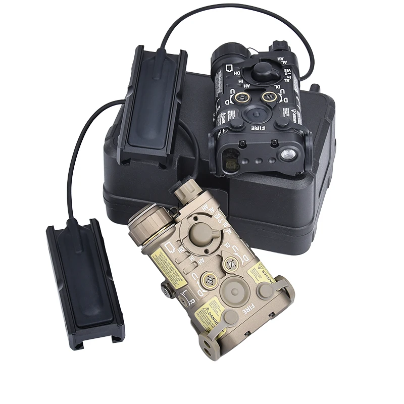 Airsoft táctico Metal NGAL IR rojo verde azul punto láser Luz blanca LED foco interruptor montaje fijo accesorios para armas de caza - imagen 5