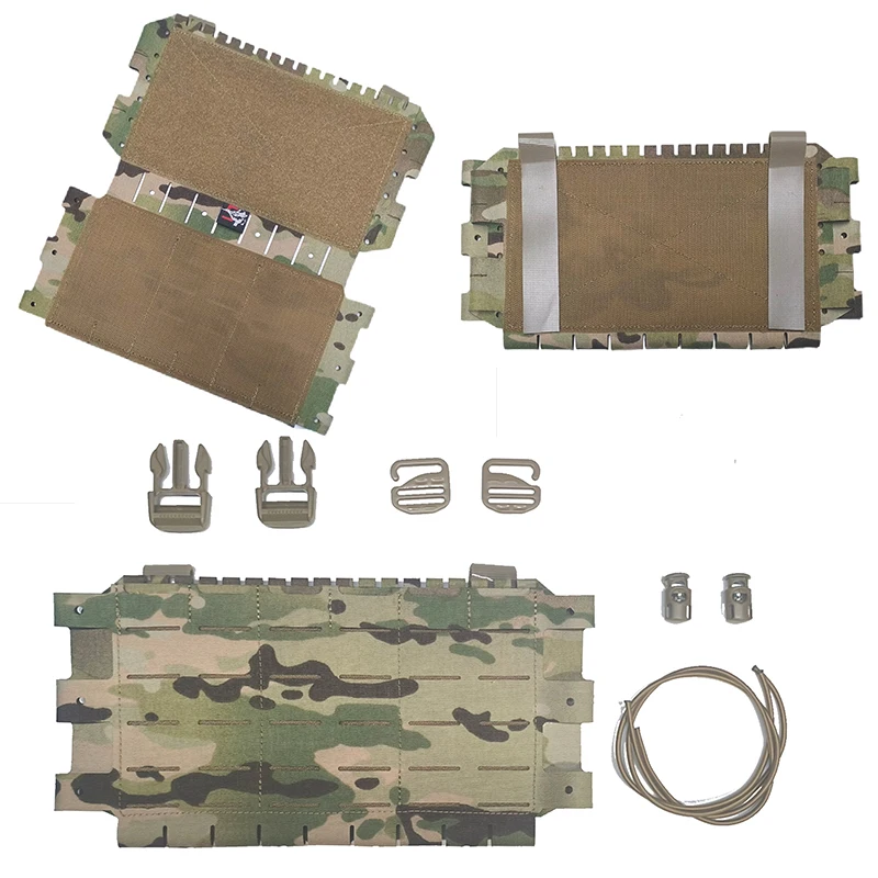 Panel frontal táctico ARC para exteriores V3, tela compuesta de corte láser modular