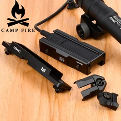 Accesorios tácticos CNC Picatinny Rail Panel de bolsillo para Scout armadores M600 M300 linterna interruptor almohadilla ranura Airsoft