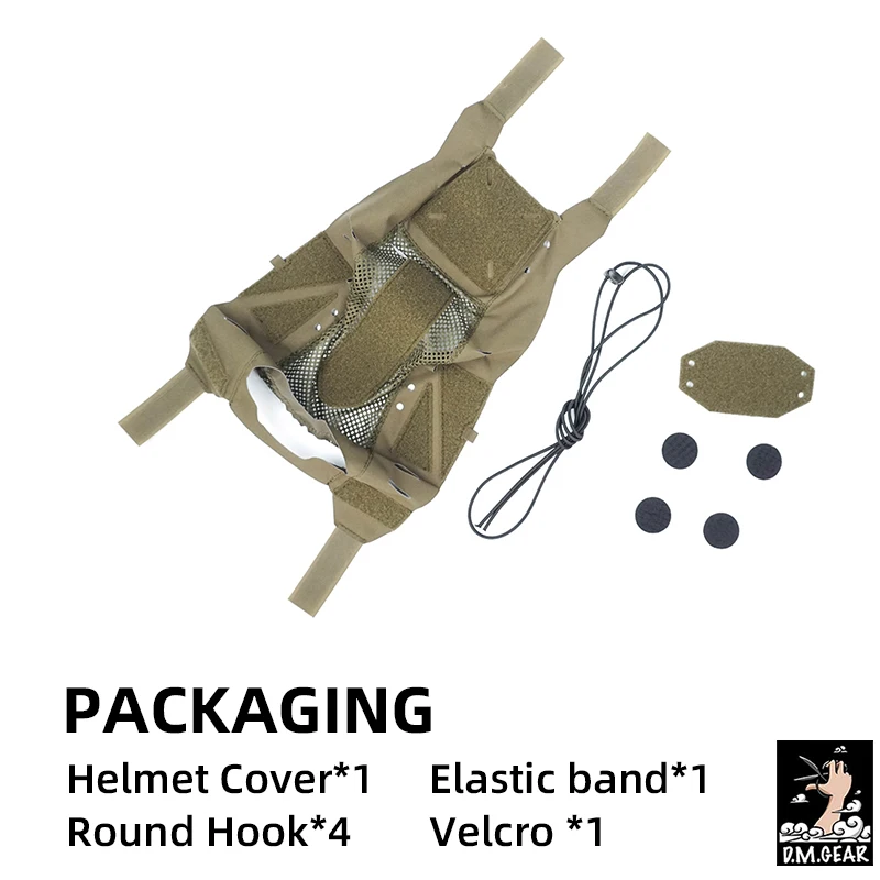 DMGear-cubierta de casco ops-core 2, Protector rápido SF/Fast MT/Fast RF1/FMA, equipo táctico marítimo Airsoft para exteriores - imagen 5