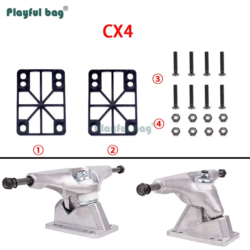Accesorios para Juego de monopatín CX4/CX7/S7, accesorios para camiones, almohadilla de puente de agua, piezas de Hardware para uñas AMB220 - imagen 2