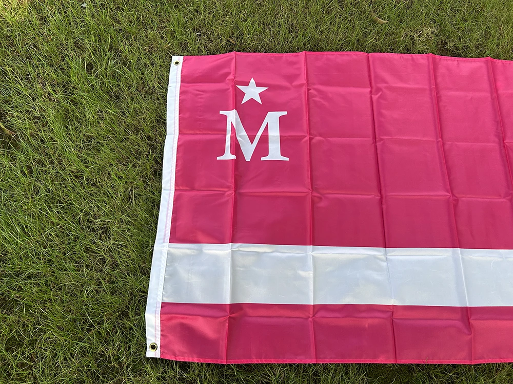 BANDERA DE SKY Bandera de moderdonia de vida moderna, 90x150cm, poliéster, colgante, Queque de vida moderna, bandera de Moderdonia para decoración del hogar - imagen 3