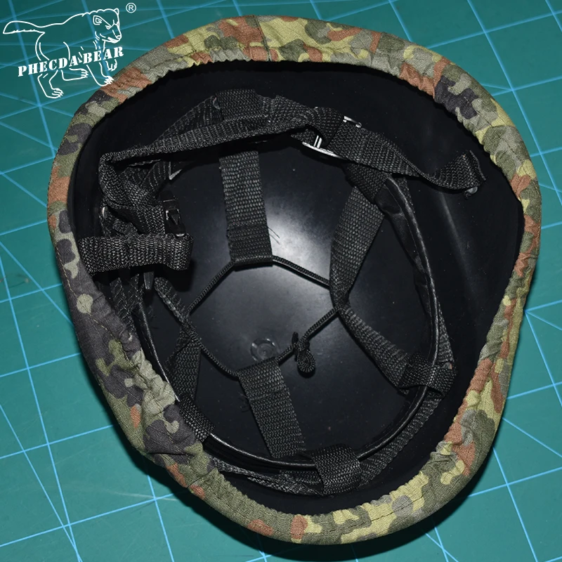 Tela para casco De Spot Jungle Camo apta para casco MICH M88 M35 - imagen 4