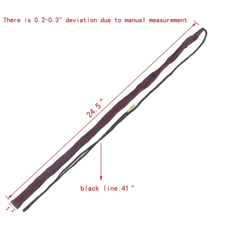 Cuerda de limpieza de pistola de calidad G06:.416 Cal.44 45-70.458.460 Cal, pistola de tiro táctico de caza, barril, cepillo de limpieza, accesorios para pistola - imagen 5