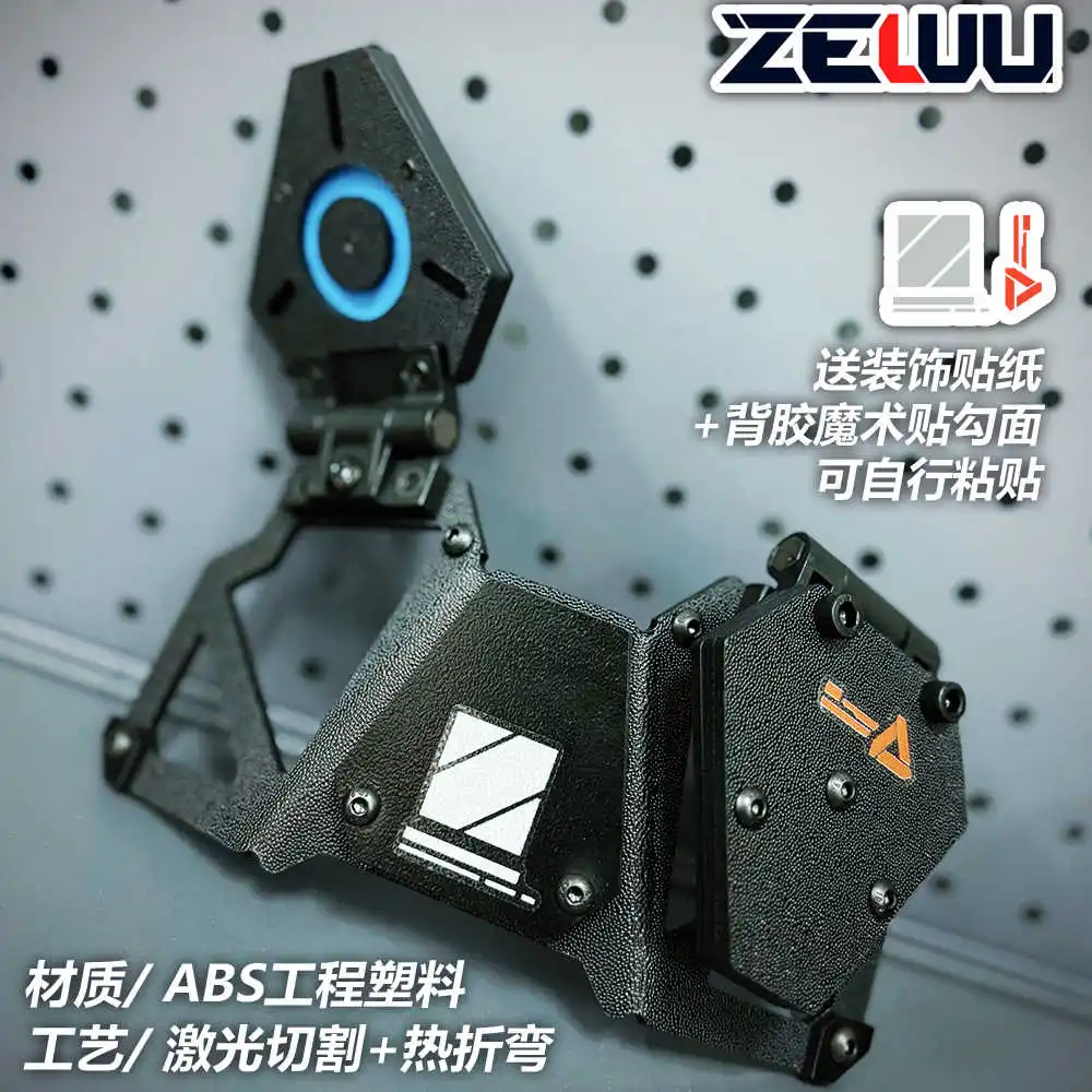 Diadema táctica plegable con orejas de gato, accesorio de cosplay de anime, accesorio de sombrero funcional para disfraz de estilo táctico - imagen 3