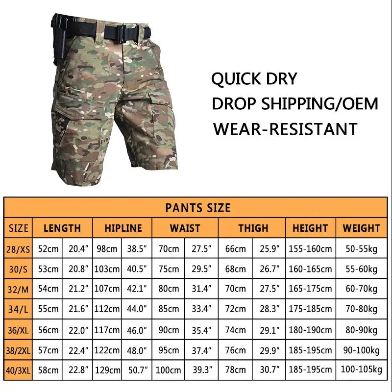Pantalones cortos de pesca