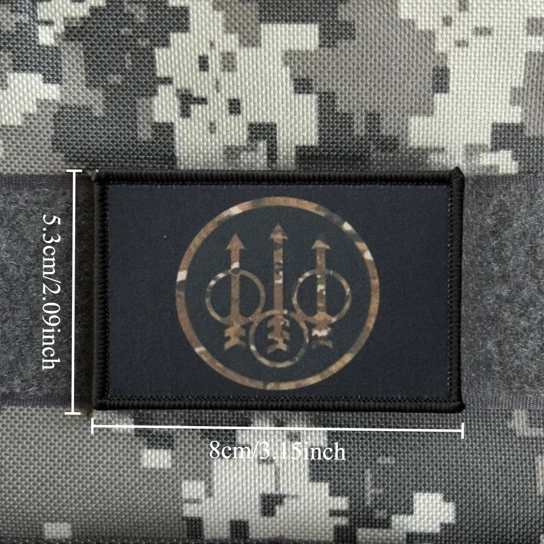 Parche táctico de moral, insignia militar del ejército de EE. UU., emblema de bandera, parches de gancho y bucle impresos para ropa, pegatina para mochila - imagen 2