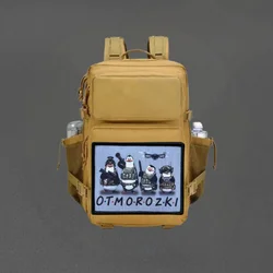 Parche con estampado del equipo de pingüinos, chaleco táctico, insignia de moral con gancho y bucle, pegatinas decorativas para mochila, parches para brazalete para ropa