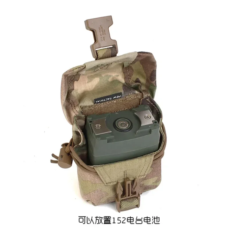 CP estilo multiusos Pew cintura táctica Molle Frag bolsa PRC152 interfono Radio batería bolsa paquete - imagen 5