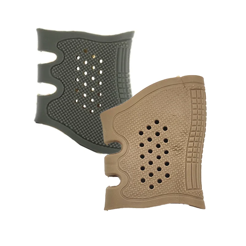 Empuñaduras de goma antideslizantes para caza, funda para guante, empuñaduras ventiladas sin cordones para pistola para deportes al aire libre, serie Glock 5,56 - imagen 3