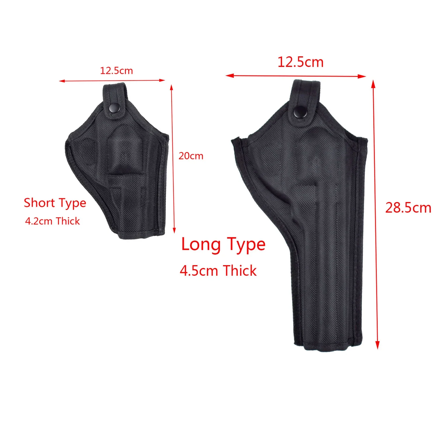 Funda táctica para revólver, funda para pistola Airsoft Oxford, funda Universal para revólver, funda para pistola de caza para funda para revólver - imagen 3