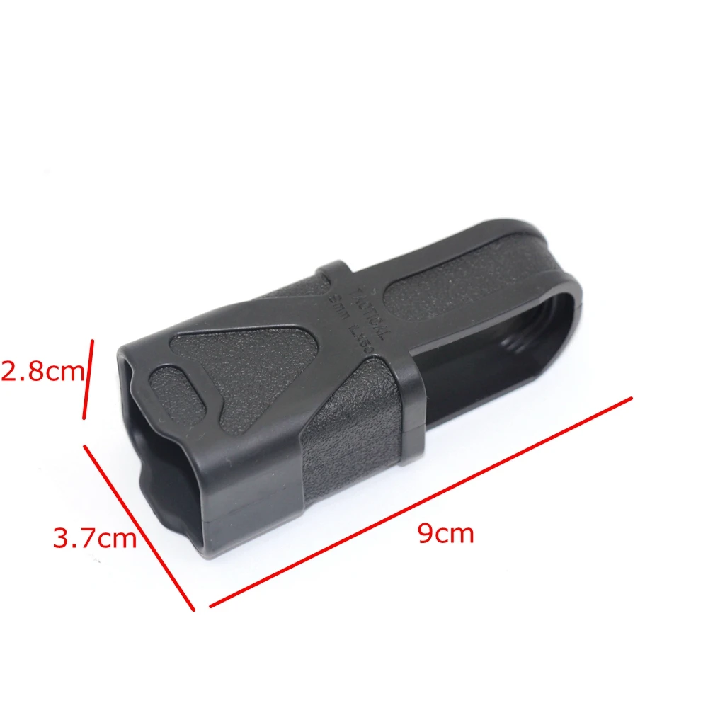 Cinta de marcador con Clip para bolsa de revistas, accesorios de caza, banda de marcado de revistas, cubierta de goma de identificación de combate, 10 piezas, 9mm - imagen 4