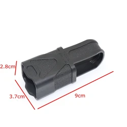 Cinta marcadora de cargadores 9 mm con funda de goma