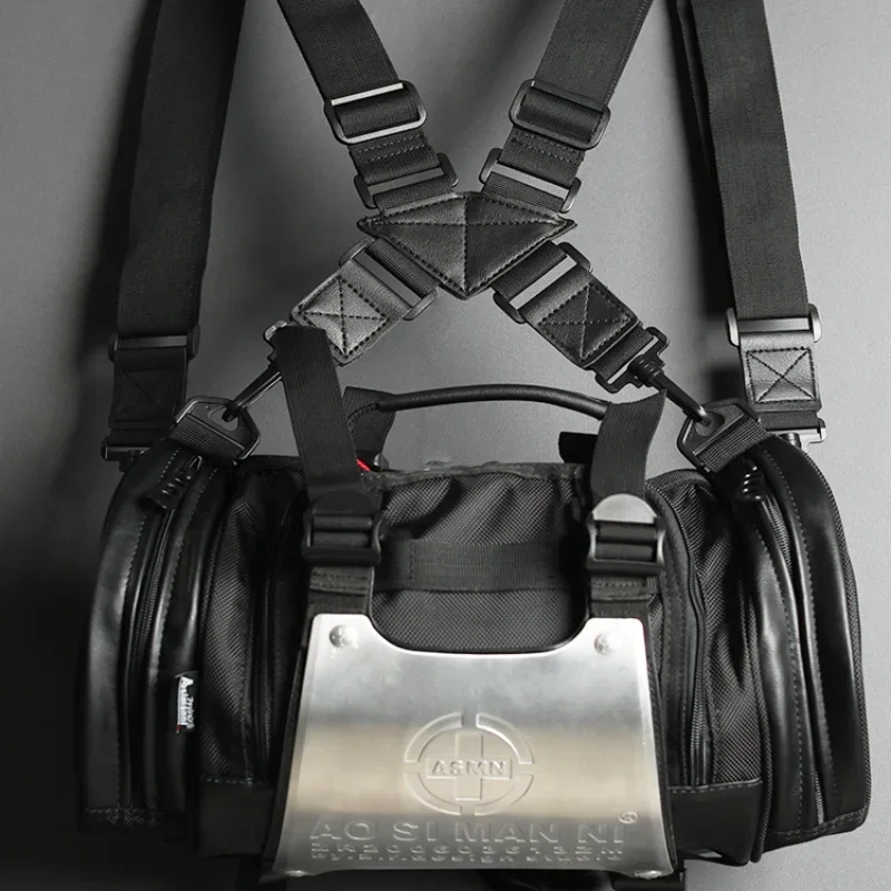 Riñonera multifuncional de aluminio para motocicleta, bandolera táctica, bolsa de camuflaje para exteriores - imagen 2