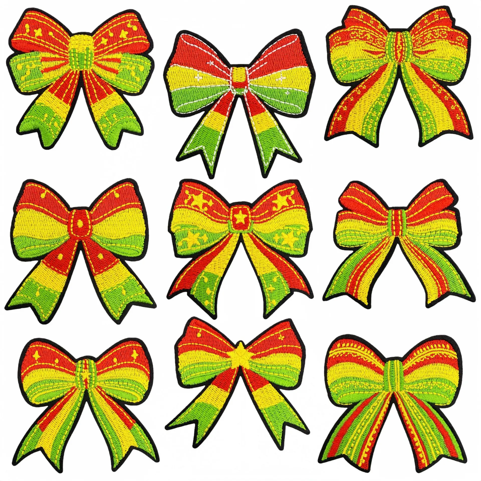 Parche termoadhesivo bordado pajarita para ropa y complementos - imagen 5
