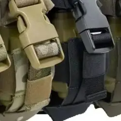 Portaobjetos táctico MOLLE para chaleco y cinturón operativo