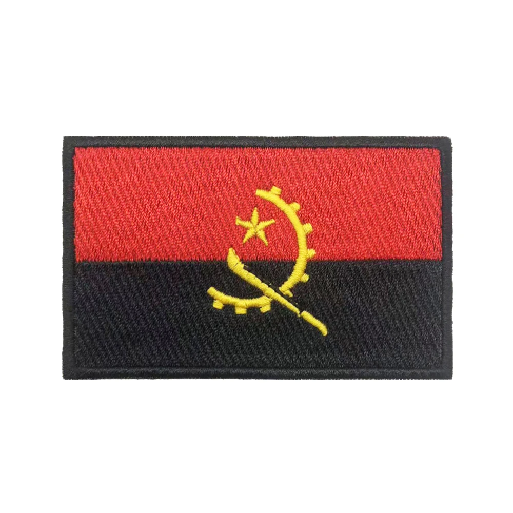 Parche de la bandera de Nigeria, etiquetas de insignia, banda militar para planchar, lazo de gancho bordado, Chevrons, 1 unidad