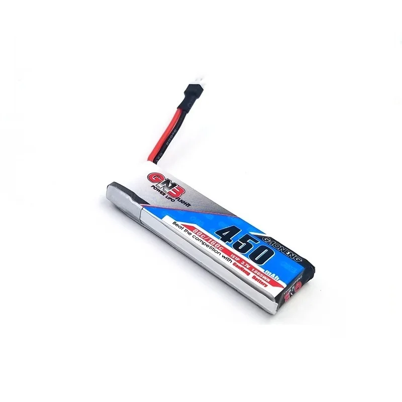 GNB Gaoneng-batería Lipo 1S 3,7 V 450mAh 80C/160C para cuadricóptero teledirigido, piezas de Dron de carreras FPV, 5 piezas - imagen 5