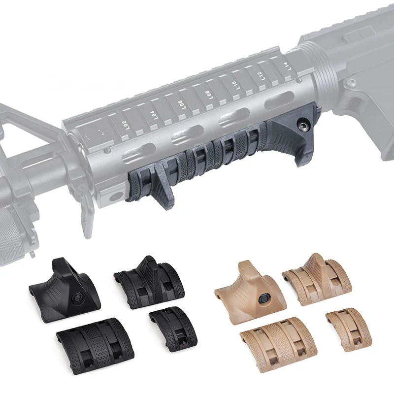 Airsoft táctico Nylon plástico 4 unids/set EMagpul Kit de tope de mano paneles cubierta de riel Picatinny accesorio de guardamanos - imagen 5