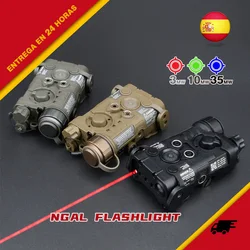 NGAL Linterna láser táctica para riel 20mm IR roja verde azul