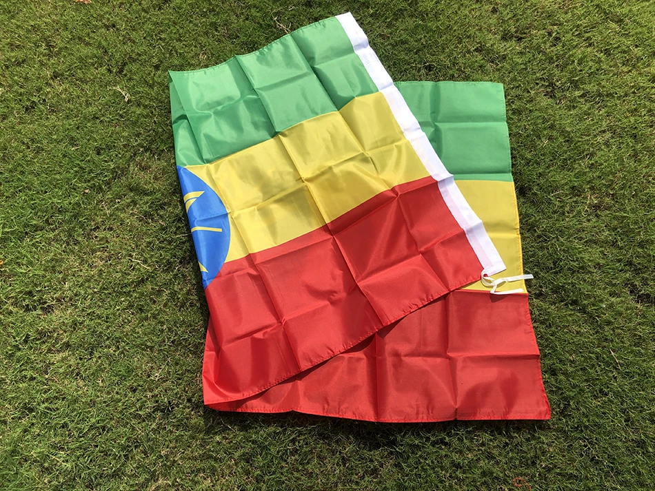 Bandera de Etiopía 90x150 cm – Poliéster para interior y exterior - imagen 5