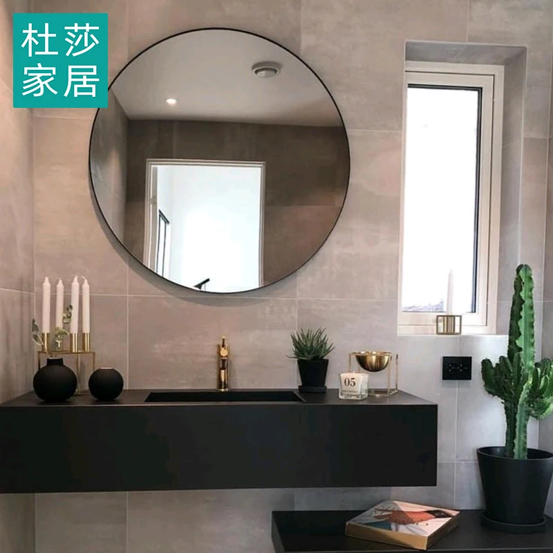 Lavabo integrado de placa de roca americana-francesa, combinación de gabinete de baño de lujo moderno, traje de baño, soporte de baño, cara, mano, piscina - imagen 4